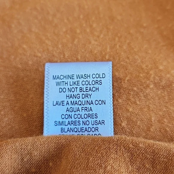 Zenana Premium Autumn Caramel Long Tunic Top or Dress (XL) - Picture 7 of 7